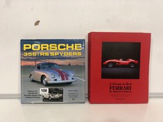 4 X ASSORTED BOOKS TO INCLUDE A DREAM IN A RED FERRARI BY MAGGI & MAGGI (DELIVERY ONLY)