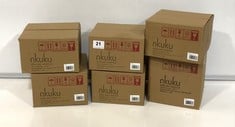 6 X BOXES OF NKUKU FALI TUMBLER - OLIVE - SET OF 4 (DELIVERY ONLY)