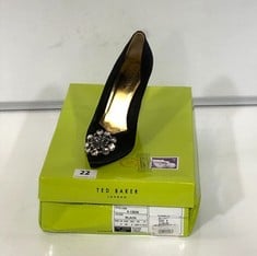 TED BAKER TORELA HIGH HEEL SHOES BLACK SIZE 6 RRP- £130 (DELIVERY ONLY)