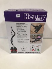 HENRY XTRA VACUUM CLEANER RRP- £179.99 (DELIVERY ONLY)