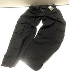 ALLSAINTS FRIEDA STRAIGHT TROUSERS BLACK SIZE 12 TOTAL RRP- £129 (DELIVERY ONLY)