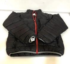 PLANKS PUFFER JACKET BLACK SIZE LG (DELIVERY ONLY)