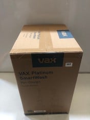 VAX PLATINUM SMARTWASH PET-DESIGN CARPET WASHER RRP- £350 (DELIVERY ONLY)