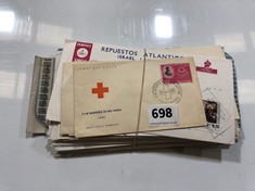 A BUNDLE OF COVERS, FIRST DAY COVERS AND VINTAGE STAMPS, ALL RED CROSS RELATED (DELIVERY ONLY)