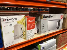 4 X ASSORTED KITCHEN ITEMS TO INCLUDE BREVILLE 20L SOLO MICROWAVE OVEN (DELIVERY ONLY)