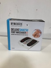 HOMEDICS DELUXE SHIATSU FOOT MASSAGER WITH HEAT (DELIVERY ONLY)