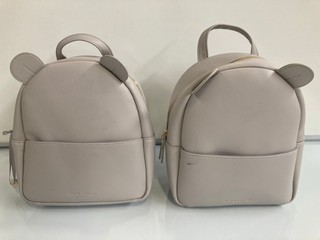 2 X KATIE LOXTON LONDON BACKPACKS THESE BACKPACKS HAVE EARS