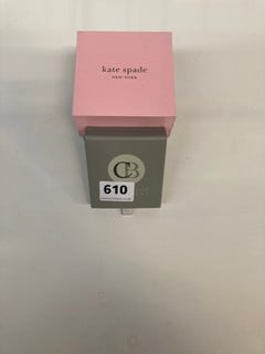 KATE SPADE LADIES WATCH TOGETHER WITH A PAIR OF CLAUDIA BRADBY EARRINGS