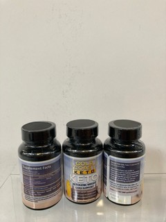 BOX OF ASSORTED ITEMS TO INCLUDE GOLD COAST KETO WEIGHT LOSS SUPPORT