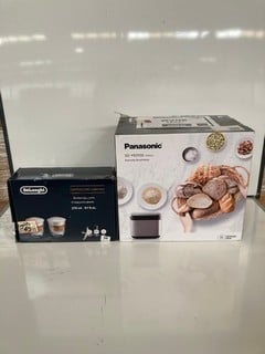 PANASONIC AUTOMATIC BEAD MAKER / SD-YR2550 TOGETHER WITH 5 X DELONGHI CAPPUCCINO GLASSES