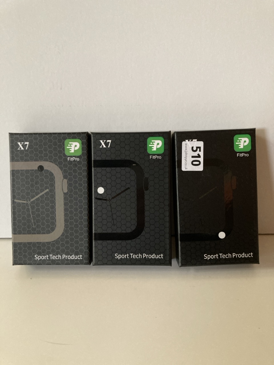 John Pye Auctions 3 X SMARTWATCH "FITPRO X7" WITH BLUETOOTH 4.0