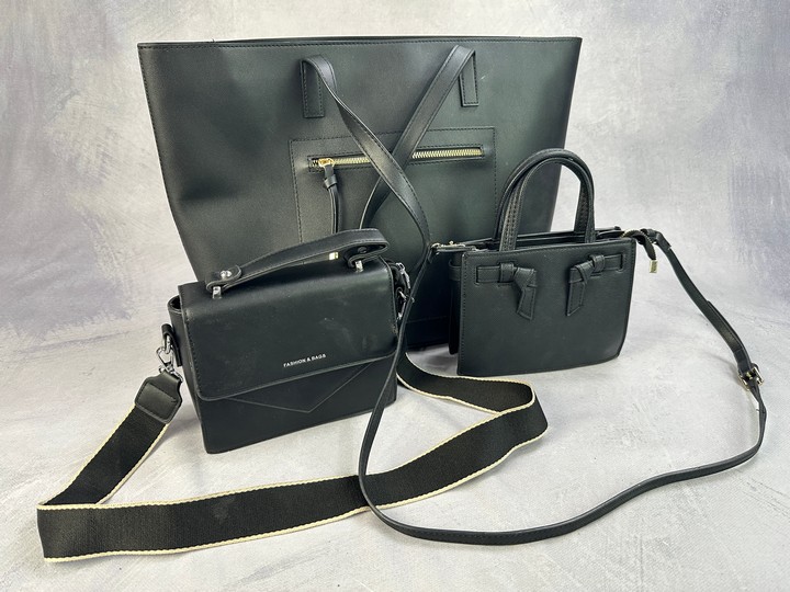3 x Handbags Including Zara (VAT ONLY PAYABLE ON BUYERS PREMIUM)