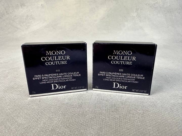 DIOR Diorshow Mono Couleur Couture Eyeshadows , Number 826-449 (VAT ONLY PAYABLE ON BUYERS PREMIUM) (MPSE54583083)