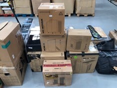 10 X EMPTY COMPUTER CASES INCLUDING MSI FORGE MOOR (MAY BE BROKEN).