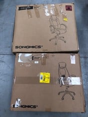 2 X SONGMICS DESK CHAIR (MAY BE BROKEN OR INCOMPLETE). .