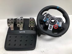 LOGITECH G29 DRIVING FORCE STEERING WHEEL AND PEDALS (WITHOUT POWER CABLE).