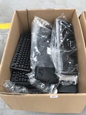 NUMBER OF ASSORTED UNBOXED KEYBOARDS.