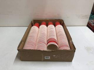 BOX OF ASSORTED PAPER CUPS
