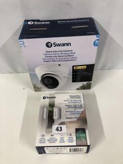 2 X SWANN PRODUCTS INC. DOME SECURITY CAMERA