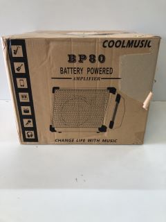 COOLMUSIC BP80 BATTERY POWERED AMPLIFIER
