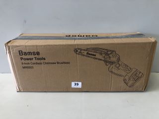 BAMSE POWER TOOLS 8 INCH CORDLESS CHAINSAW BRUSHLESS (18+ ID REQUIRED)