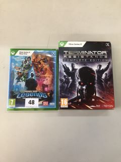 2 X XBOX SERIES X GAMES INC TERMINATOR RESISTANCE COMPLETE EDITION (18+ ID REQUIRED)