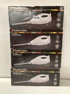 4 X RUSSELL HOBBS FOOD COLLECTION CARVING KNIVES (18+ ID REQUIRED)