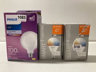 3 X ASSORTED ITEMS TO INCLUDE PHILIPS LED COOL WHITE BULB