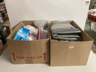 2 X BOX OF ASSORTED ITEMS TO INCLUDE THERMOS CONTAINER