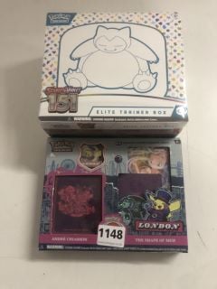 2 X ASSORTED POKÉMON PRODUCTS TO INCLUDE SCARLET & VIOLET 151 ELITE TRAINER BOX