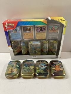 QTY OF ASSORTED POKÉMON TRADING CARDS TO INCLUDE VARIOUS TINS