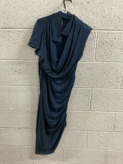 WOMEN'S DESIGNER DRESS IN NAVY - SIZE M - RRP £120