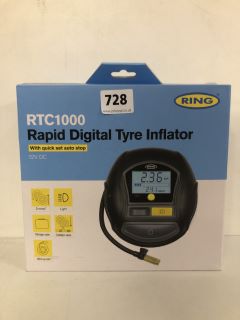 RING RTC1000 RAPID DIGITAL TYRE INFLATOR