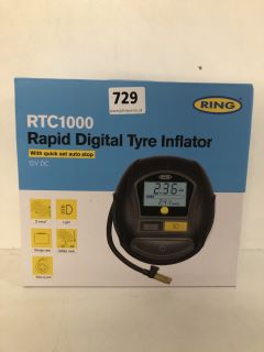 RING RTC1000 RAPID DIGITAL TYRE INFLATOR