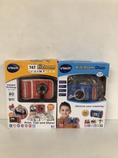 2 X VTECH ITEMS TO INCLUDE KIDIZOOM DUO CAMERA