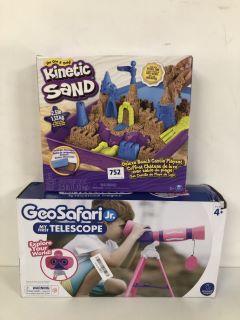 2 X ASSORTED ITEMS TO INCLUDE GEOSAFARI MY FIRST TELESCOPE