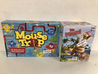2 X ASSORTED TOYS TO INCLUDE MOUSE TRAP