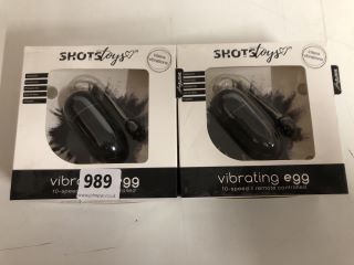 2 X VIBRATING EGG ADULT TOY (18+ ID REQUIRED)