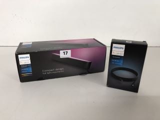 PHILIPS HUE PLAY LIGHT BAR AND A PHILIPS HUE CABLE EXTENSION