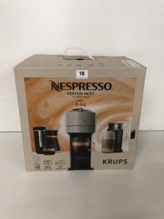 KRUPS NESPRESSO VERTUO NEXT AND AROCCINO 3 COFFEE MACHINE