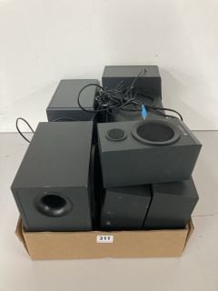 ASSORTED PC SPEAKER SETS TO INCLUDE LOGITECH