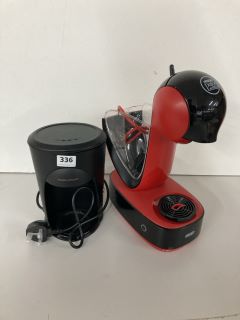 2 X COFFEE MACHINES TO INCLUDE NESCAFE DOLCE GUSTO