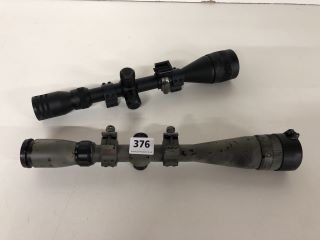 2 X TELESCOPIC RIFLE SIGHTS TO INCLUDE SIMMONS
