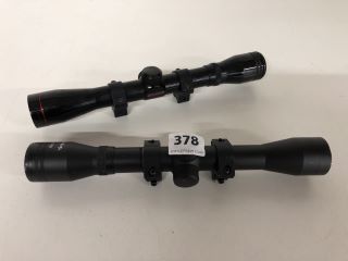 2 X TELESCOPIC RIFLE SIGHTS TO INCLUDE SIMMONS