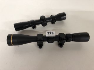 2 X TELESCOPIC RIFLE SIGHTS TO INCLUDE UX