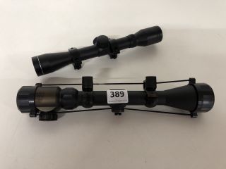 2 X TELESCOPIC RIFLE SIGHTS TO INCLUDE NOSTAR