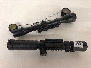 2 X TELESCOPIC RIFLE SIGHTS TO INCLUDE MILBRO