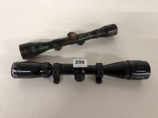2 X TELESCOPIC RIFLE SIGHTS TO INCLUDE BUSHNELL