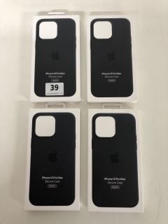 4 X APPLE IPHONE 14 PRO MAX SILICONE CASES
