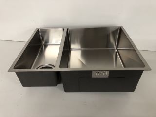 STAINLESS STEEL BOWL AND A HALF KITCHEN SINK
